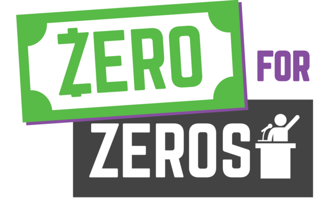 Zero for Zeros logo